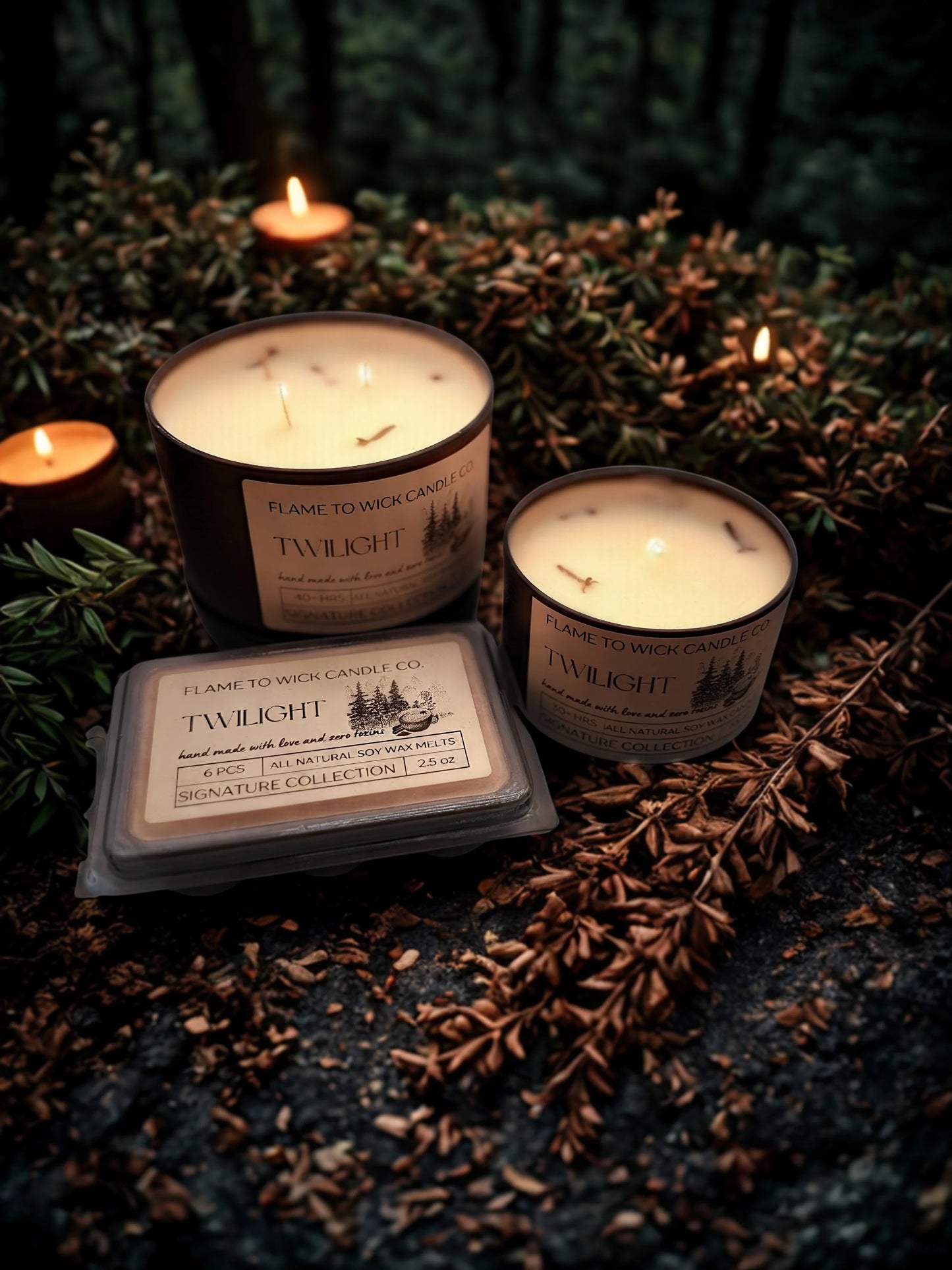 Flame to Wick Candle