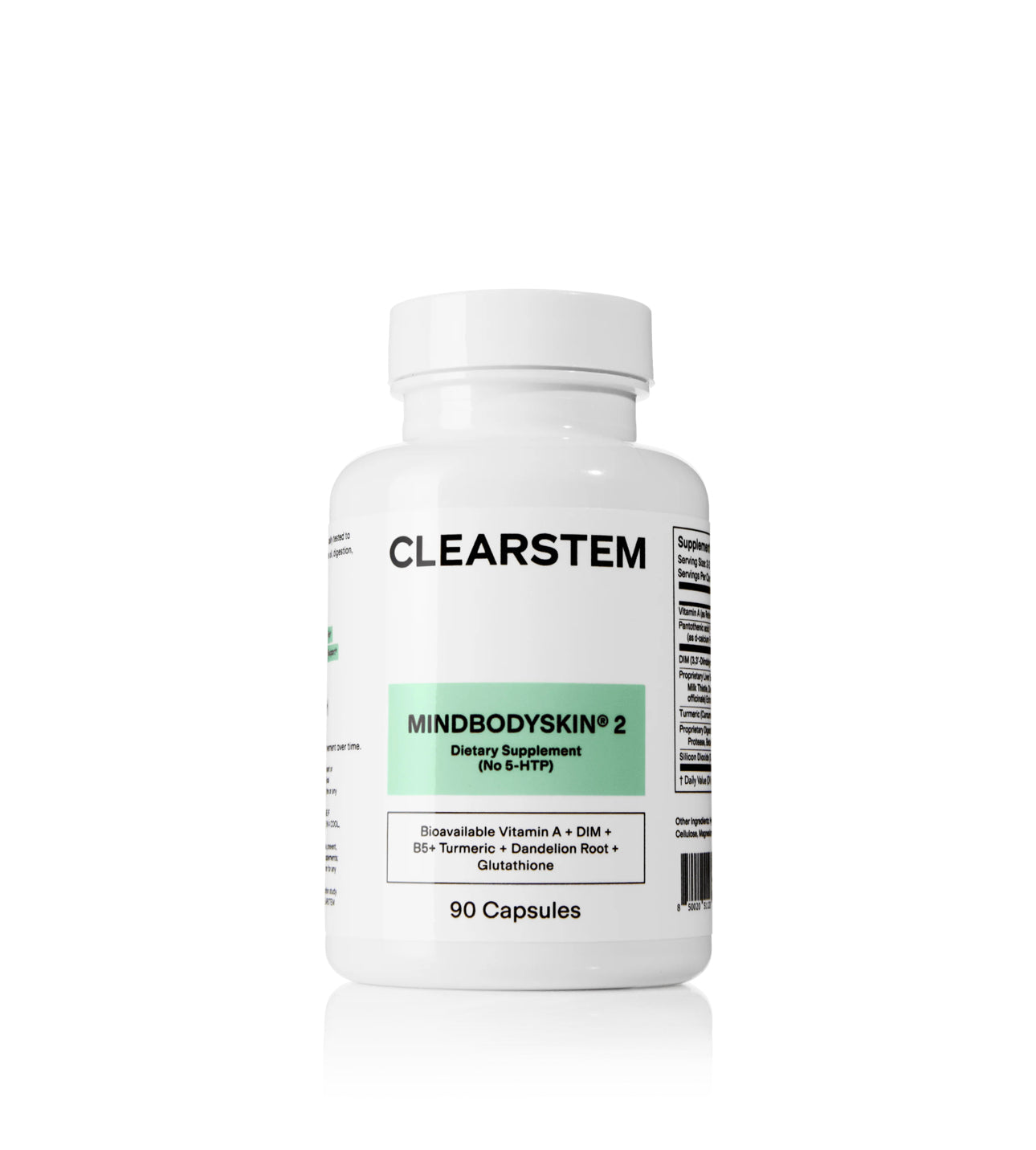 Clearstem MINDBODYSKIN Hormonal Acne Supplement (No- 5 HTP)