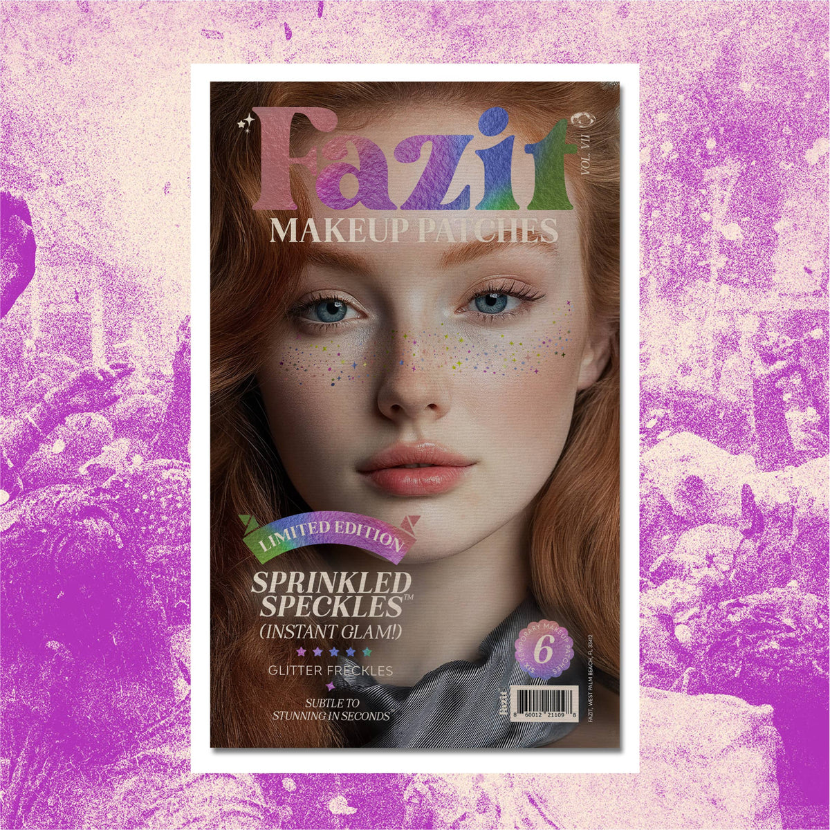 Fazit Sprinkled Speckles Rainbow Glitter.