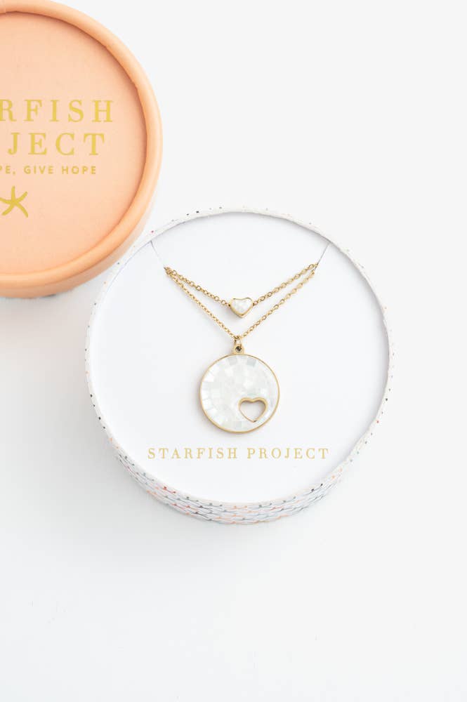 Starfish Project- Journey Together Necklace Set in Mother of Pearl