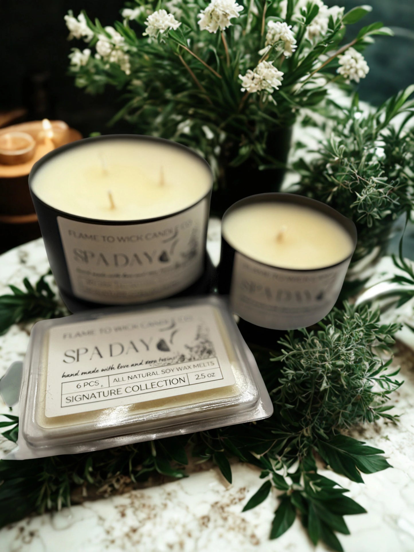 Flame to Wick Candle