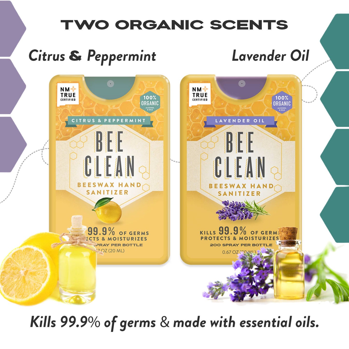 Bee Clean Organic Beeswax Hand Sanitizer