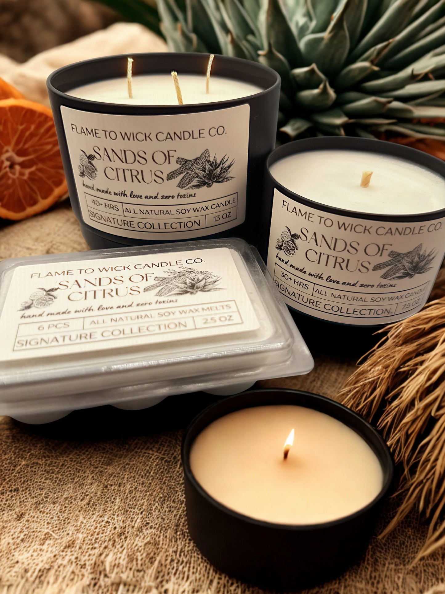 Flame to Wick Candle