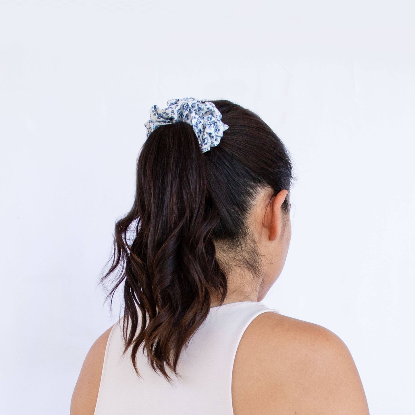 Alice in Wonderland Cotton Scrunchie