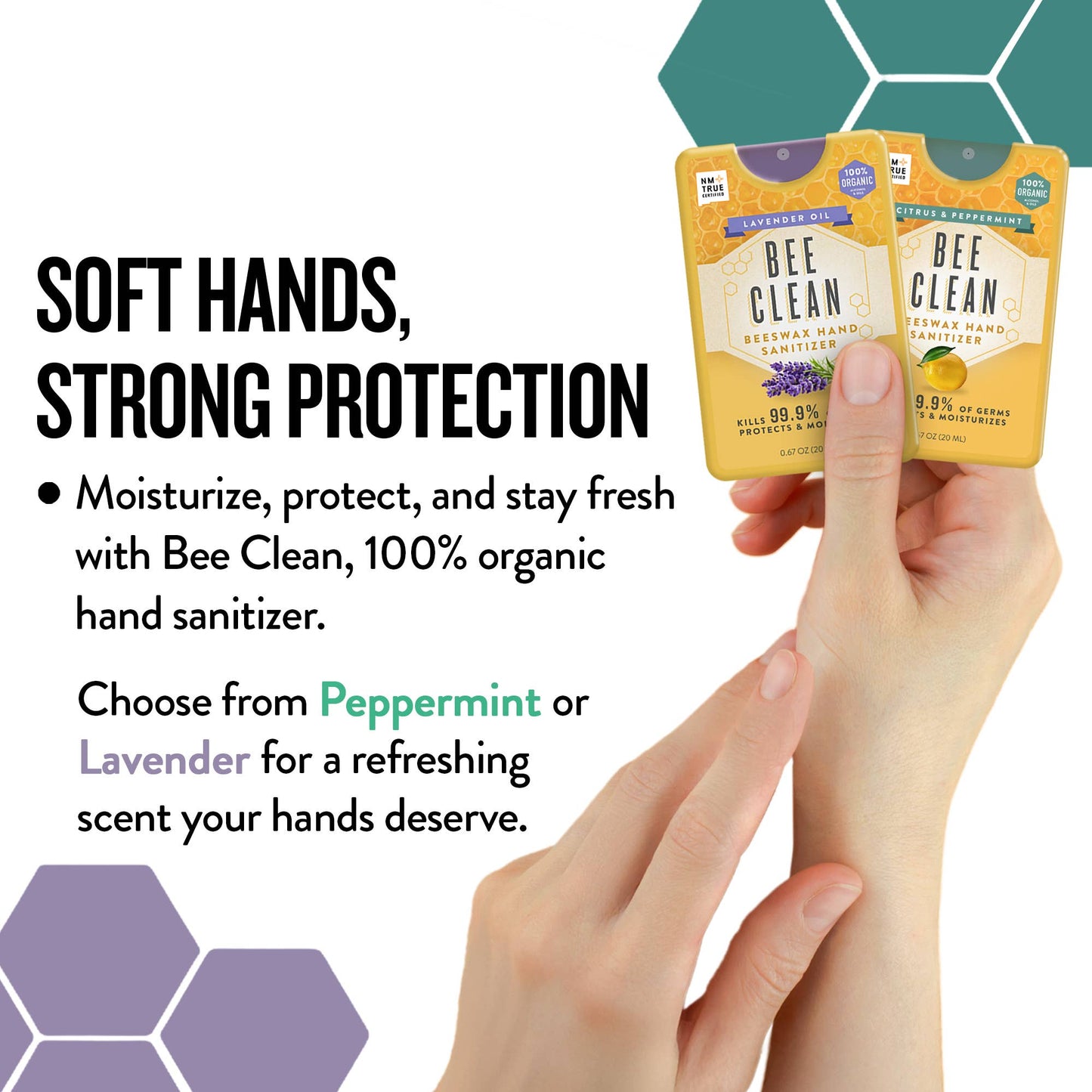 Bee Clean Organic Beeswax Hand Sanitizer