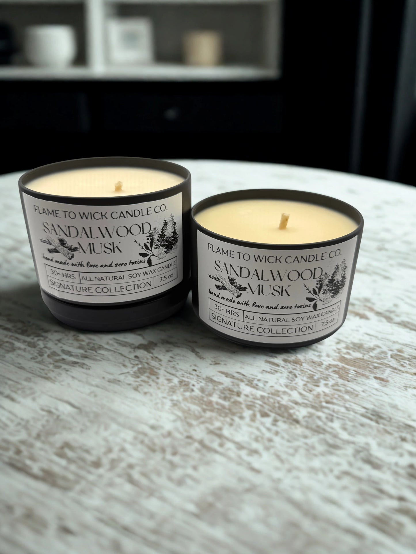 Flame to Wick Candle