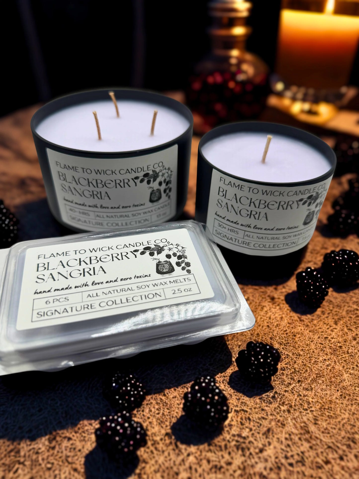 Flame to Wick Candle