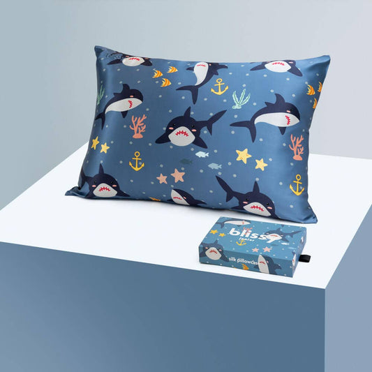 Blissy Pillowcase - Shark - Youth