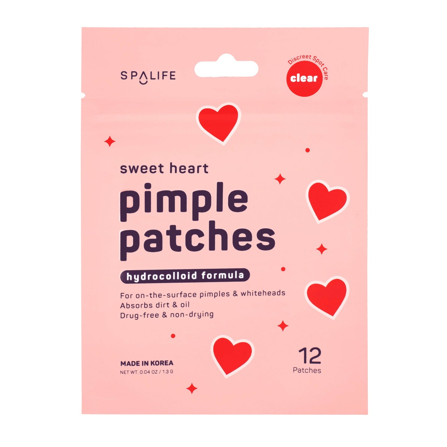 Heart Pimple Patches- Clear