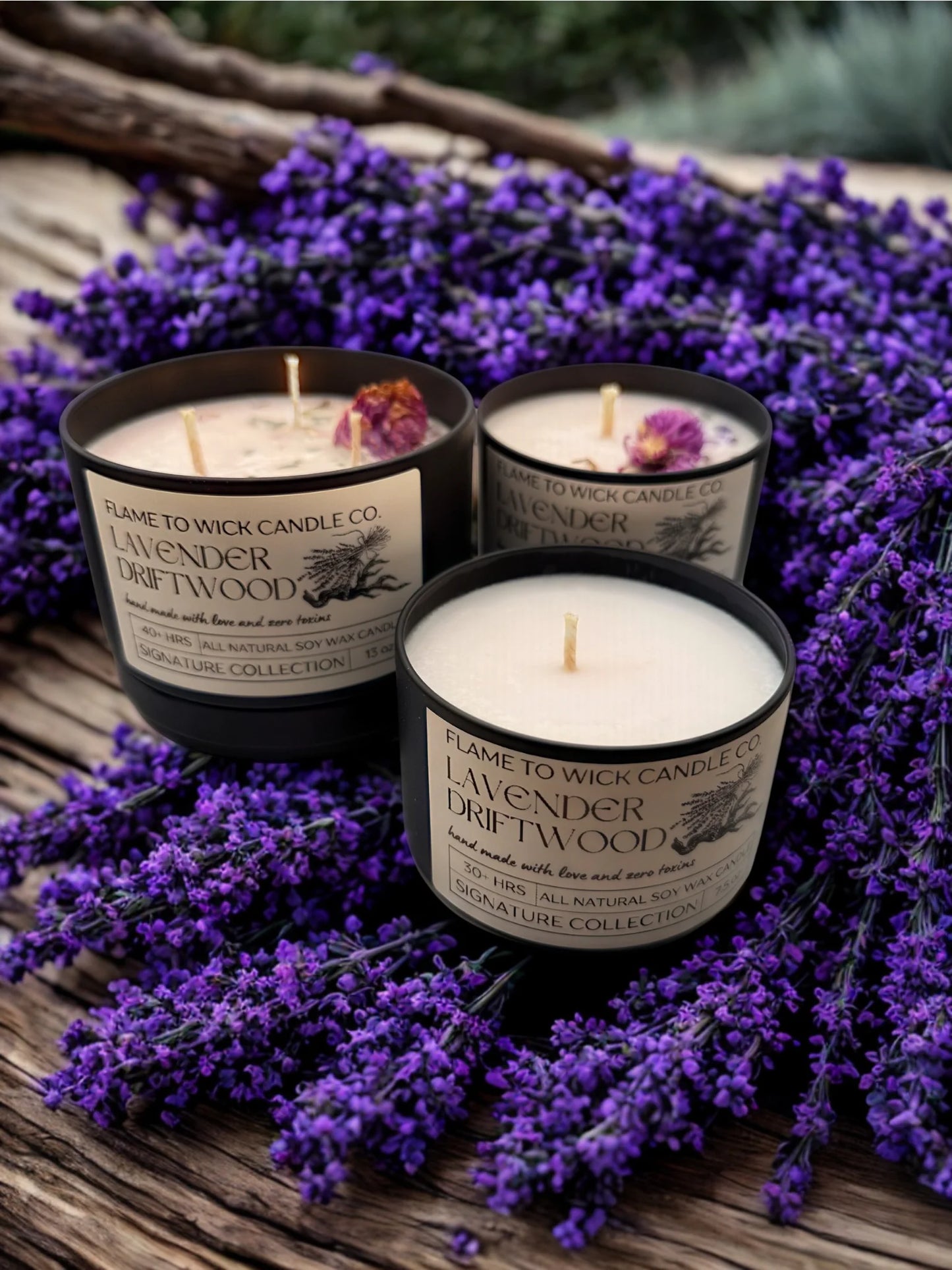 Flame to Wick Candle