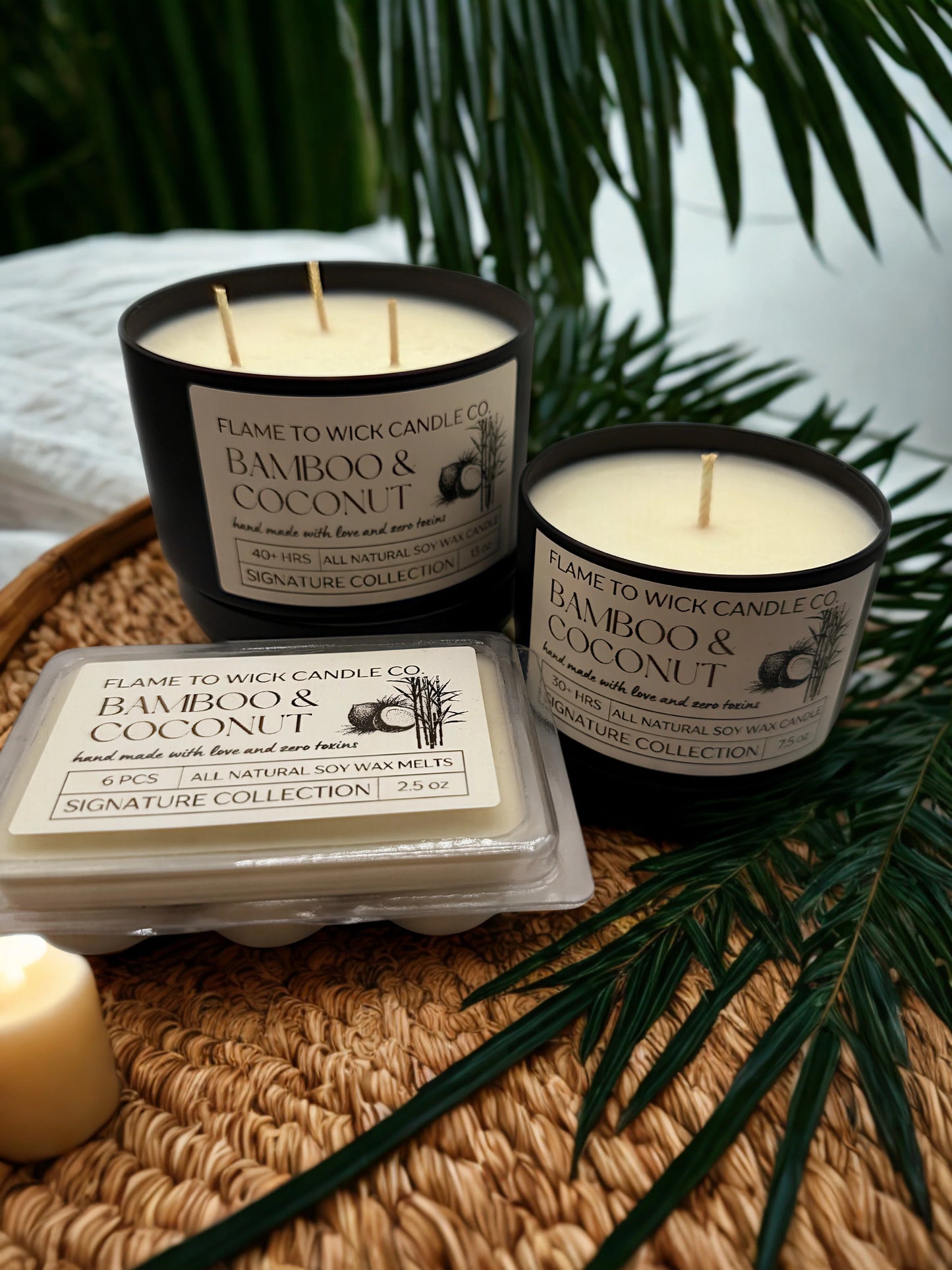 Flame to Wick Candle