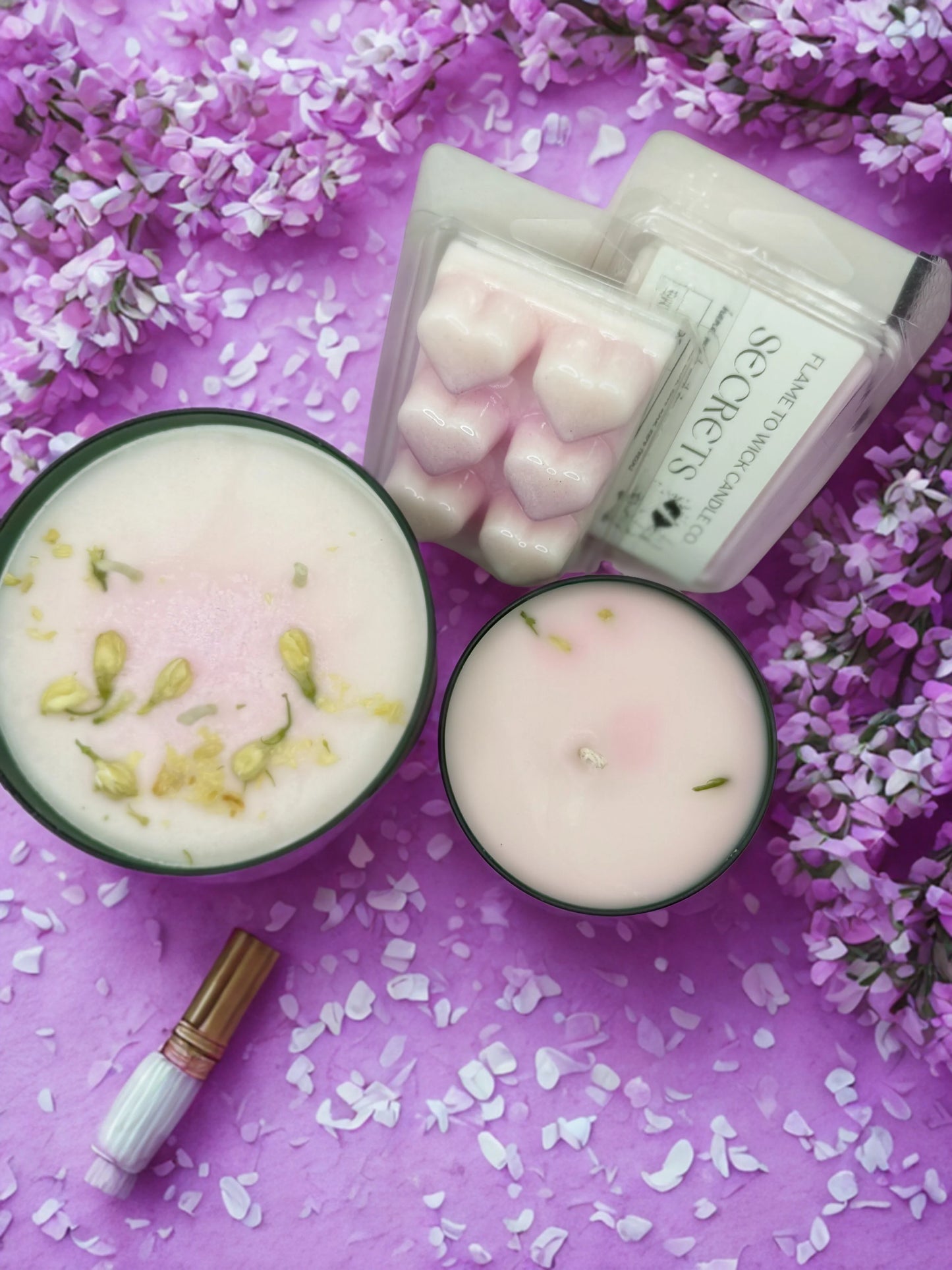 Flame to Wick Candle- SECRETS- 7.5 oz