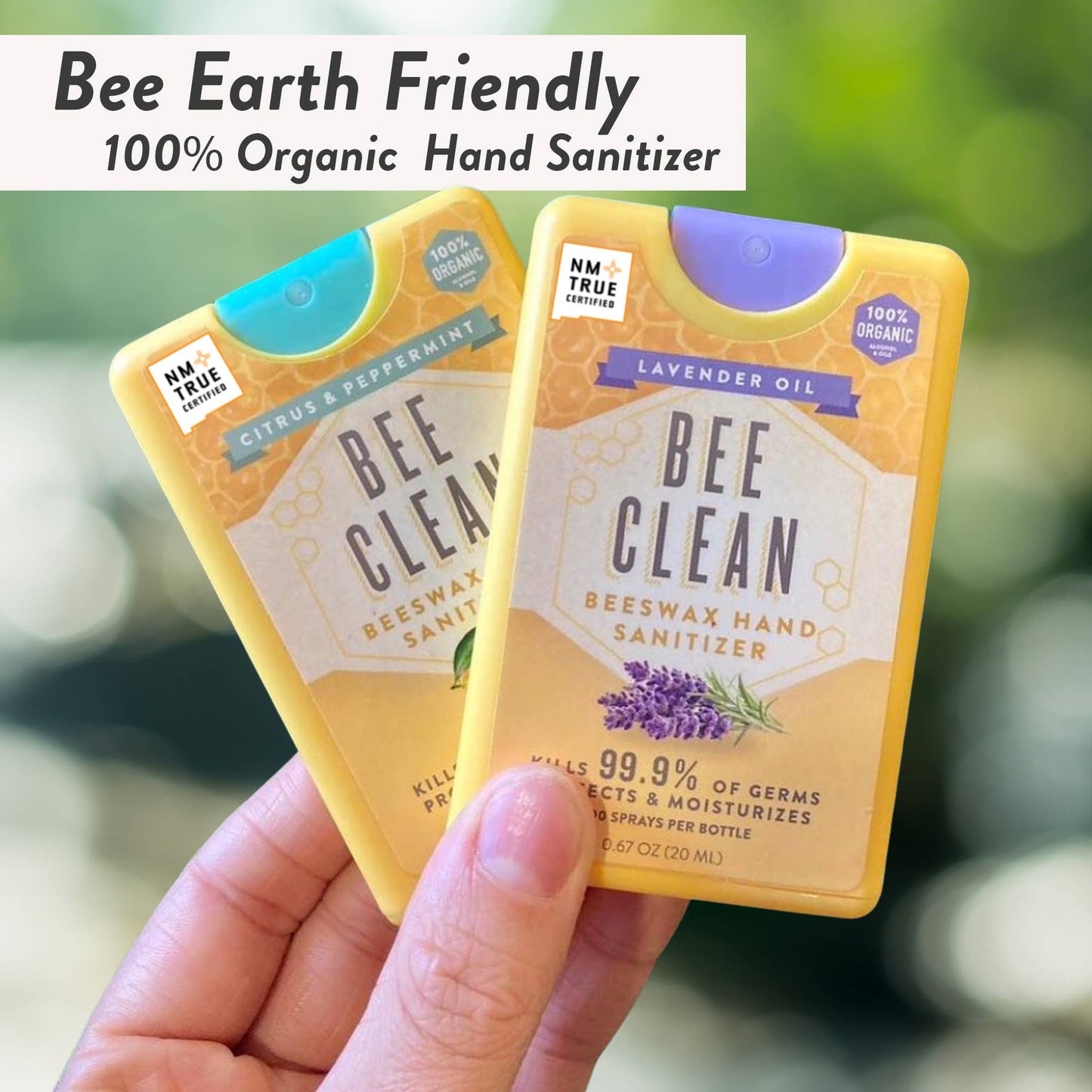 Bee Clean Organic Beeswax Hand Sanitizer
