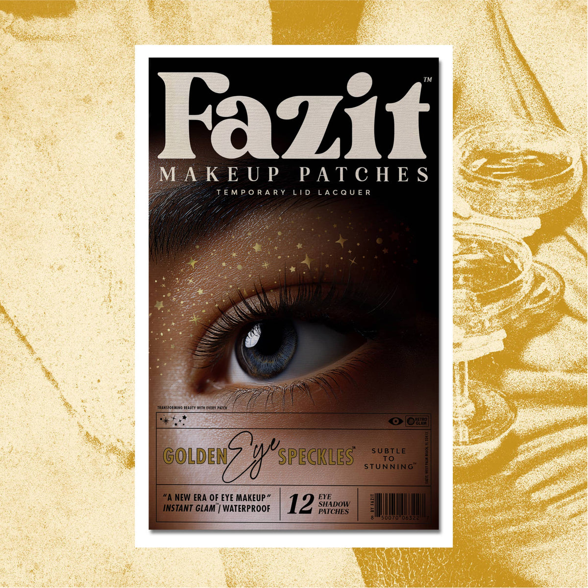 Fazit Golden Eye Shadow Speckles Makeup Patches.