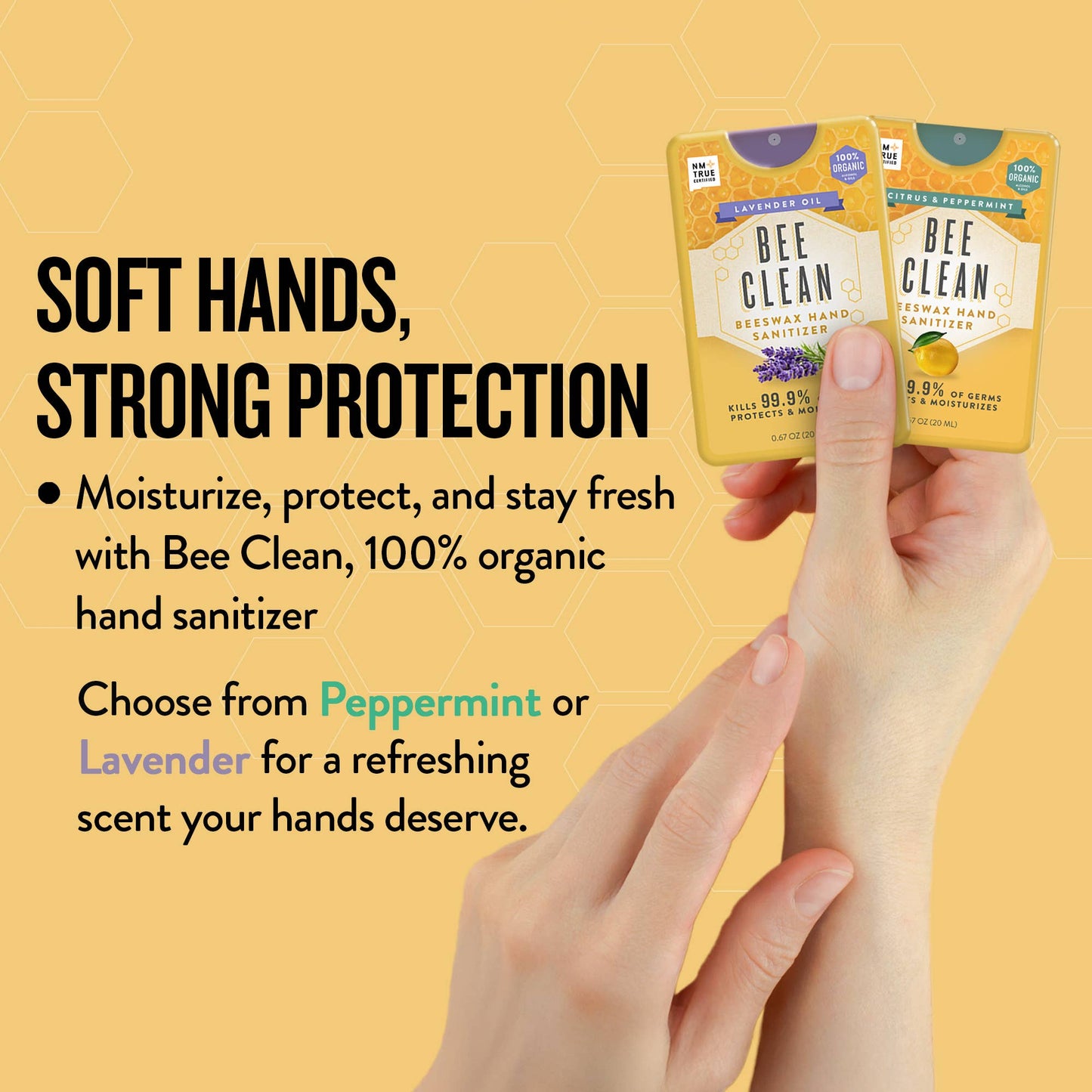 Bee Clean Organic Beeswax Hand Sanitizer