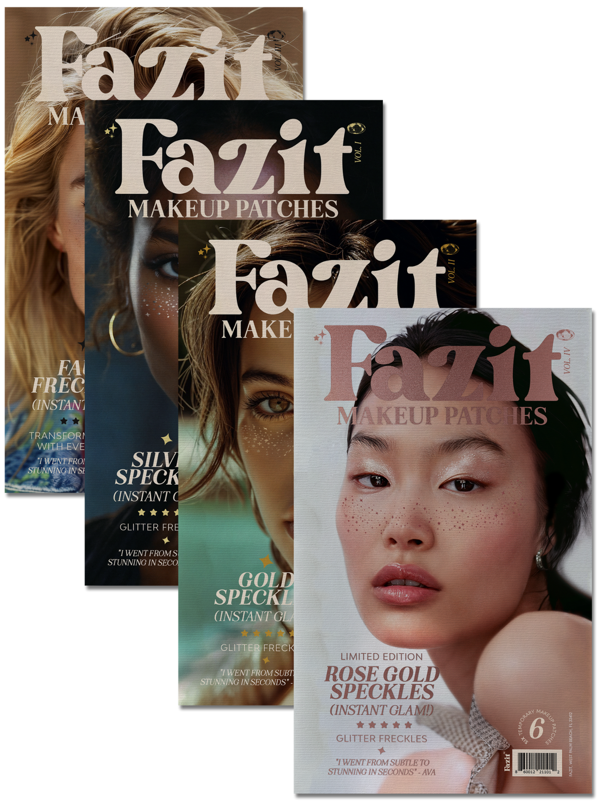 Fazit Rose Gold Speckles Makeup Patches