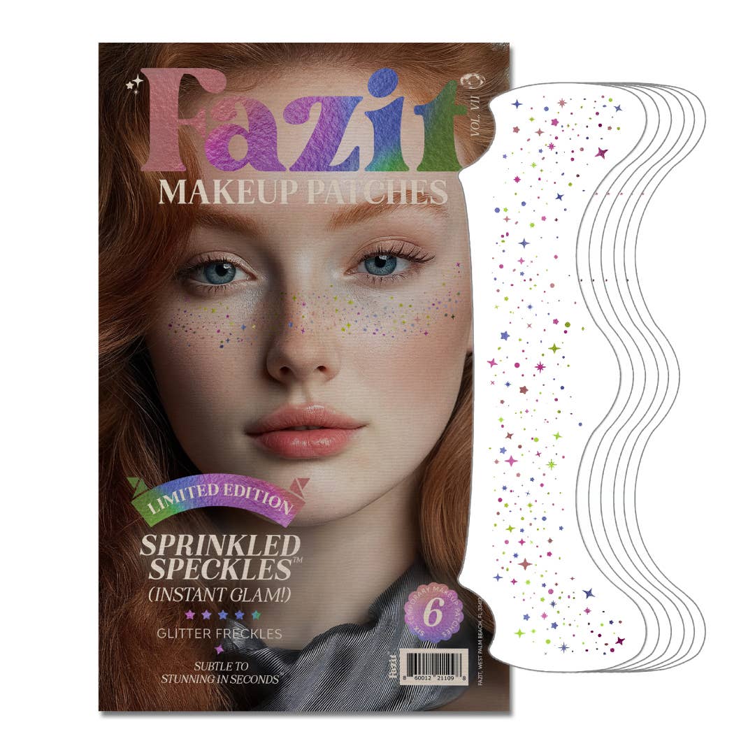 Fazit Sprinkled Speckles Rainbow Glitter.