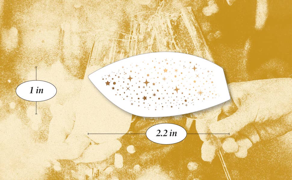Fazit Golden Eye Shadow Speckles Makeup Patches.